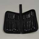 Micro-Line 14 Pens With Case, Fineliner, Multiliner, Archival Ink, Waterproof, Journaling, Illustration, Architecture, Technical Drawing, Outlining, Scrapbooking, Manga, Writing, Rock Painting Black