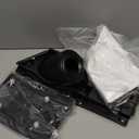 HECASA Fuel Gas Filler Pocket Housing Hinge Door Cover Kit Compatible with 2015-2023 Ford Transit Van 150 250 350 HD Replacement for CK4Z-5427936-J CK4Z-61405A26-B (Housing+White Cover+Door Molding)