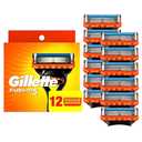 Gillette Fusion5 Razor Refills for Men, 5 Bladed Razor, with Precision Trimmer and Lubrastrip for a Close Shave, 12 Razor Blade Refills (12 Count (Pack of 1))