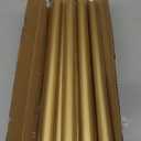 Brass Gold Curtain Rods for Windows 48 to 84, 1 Inch Decorative Antique Brass Curtain Rod Heavy Duty with Adjustable Length & Easy Installation