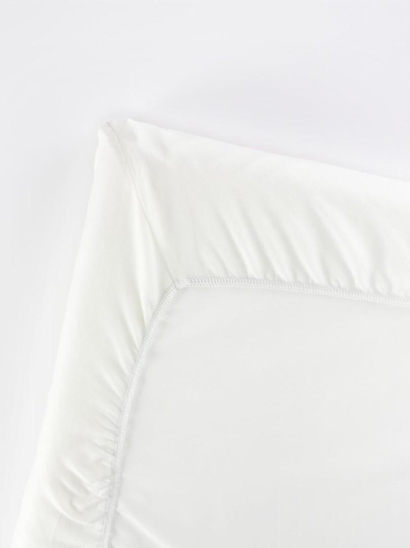BabyBjrn Fitted Sheet for Travel Crib Light - Organic White