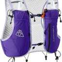 Haimont 10L Trail Running Hydration Vest with Soft Flasks | Reservoir Compatible, Bounce-Free Fit, Quick-Access Storage, Pole Carry, Whistle