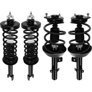 SCITOO Front and Rear Pair Strut & Spring Complete Assembly Compatible with 2013-2017 for Honda for Accord Complete Struts 172984 172971 172970