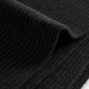 Lallier Cashmere Wool Scarf, Ultra Soft Classic Ribbed Solid Color Winter Scarf for Men and Women with Gift Box (Black)