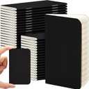 Outus 36 Pcs Pocket Notebook Mini Journal 2.5" x 4" Kraft Paper Mini Notepad Bulk Softcover Pocket Notepad Memo Diary Subject Notebooks for Student Traveler School(Black, Blank Cover)
