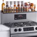 30" Magnetic Stove Top Shelf, Stainless Steel Kitchen Over Stove Spice Rack