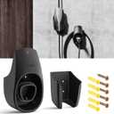 BMZX for Tesla Charger Holder Charging Cable Organizer with Charger Slot for Tesla Motors Wall Mount Connector Bracket Adapter Fit for Model 3/Y/S/X
