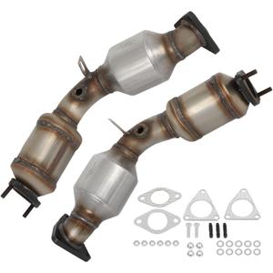 Left and Right 2PCS Catalytic Converter Fit For INFINITI For Q50, G35, G37, QX50, Q60, M35, M37, QX70, Q70, Q70L, FX35, FX37, Q40, EX35, EX37, Fit For Nissan 350Z, 644029 644030(EPA Compliant)