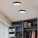 Maxim Trim 20W 1 LED 11 Inch Wide Flush Mount with Black Finish