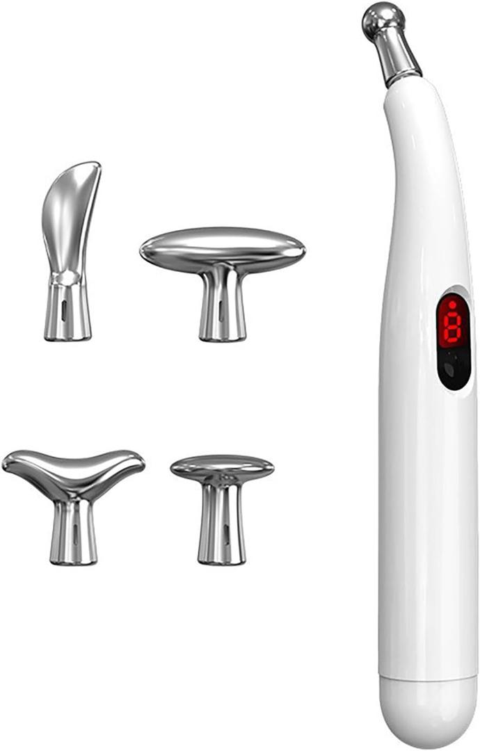 Acupuncture Pen - Electronic Pain Relief Therapy, 5-in-1 Merdin Energy Pulse Massage Pen, USB Energy Pen, Pain Relief Tools, Gifts for Women & Men