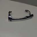 OKAY MOTOR 82651-D3710 Front Left Door Handle for 2016-2021 Hyundai Tucson 82651D3710 Outside Smart Key Handle (Silver) - Chrome