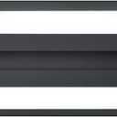 PRESDE Bathroom Vanity Light Bar, Modern Black 24 Inch LED Wall Lighting Fixture Over Mirror 3CCT