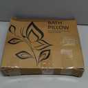 Bath Pillow for Tub Support Neck and Back, Bathtub Pillow Bath Accessories for Bathtub Women, Hot Tub Accessories for Adults Gray