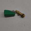 3/4 Inch Float Valve, Brass Water Float Valve for Water Tank, Float Ball Valve with Adjustable Arm for Livestock Waterer, Fountain, Aquarium, Aquaculture, Auto Water Level Control (1, green)