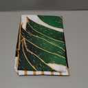 Abstract Emerald Green Curtains, Retro Boho Tropical Leaves Window Treatments Sun Geometric Arch minimalisted Modern Blackout Window Drapes for Living Room Bedroom Kitchen W42xL54in