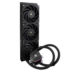 Thermalrlght Frozen Edge 360 Black CPU Liquid Cooler,Efficient PWM Controlled Pump 3300RPM,120mm PWM Fan,Water Cooling Computer Parts,for AMD AM4/AM5,Intel 1150/1151/1200/2011/1700,Computer AIO Cooler