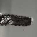 Feather Crochet Hair For Black Women, 18 Inch 180g Human Hair Blend Crochet Hair Deep Wave For Miracle Knots Crochet Braids Brown Hair Pre-Separated Invisible Curly Hair Extensions (T30, 100 Strands)