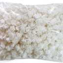 Foam Flowers Bulk, Artificial Flowers Foam Roses for Crafts, DIY Bear Gifts for Valentine's Day, Birthday, Wedding Bouquets Decoration 3.5cm/1.38in (White, 100PCS)