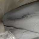 Full Size Comforter Set, Heathered Light Grey 3 Pieces Bedding Sets