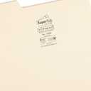 Smead SuperTab File Folder, Oversized 1/3-Cut Tab, Letter Size, Manila, 24 Per Pack (11920)