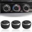 3Pcs Control Knob Heater A/C or Fan, Heater Air Conditioning Button Compatible with Toyota Tacoma Knob Toyota Tacoma Accessories 2005-2015