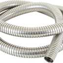 Long Exhaust Flex Pipe, Stainless Steel Flexible Exhaust Tube for Generator, Heater, and Automotive Repair, Heavy Duty Corrosion Resistant Corrugated Pipe(1.25" ID x 72")