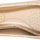 DREAM PAIRS Women's Sole-Simple Wide Width Flats, Ballerina Walking Flats, Comfortable Slip on Shoes (5.5, Gold/Glitter)