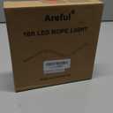 Red LED Lights, 16ft Rope Lights, Flexible and Connectable Strip Lighting, Waterproof for Indoor Outdoor Use, 360 Beam Angle, High Brightness for Home Christmas Thanksgiving Halloween