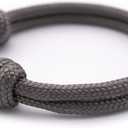 Wind Passion - Rope Bracelet for Men & Women - Adjustable Sailors Knot Paracord Bracelet - Waterproof & Sturdy (Cliffy Coast)