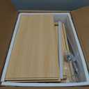 Bathroom Wall Cabinet Wood Large Wall Mounted Medicine Cabinet with 2 Doors and 4 Open Shelves Over Toilet Storage Cabinet Organizer with Towel Bar,Wood