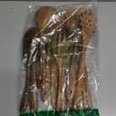 Wooden Spoons for Cooking,10 Pcs Natural Teak Wooden Kitchen Utensils Set Wooden Utensils for Cooking Wooden Cooking Utensils Wooden Spatulas for Cooking (10)