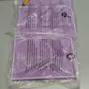 5-Tier Stackable Paper Organizer with Handle, Purple Metal Mesh Letter Tray | Elegant Desk File Sorter for Office, Home & Classroom Organization