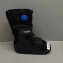 United Ortho USA14115 Short Air Cam Walker Fracture Boot, Medium, Black