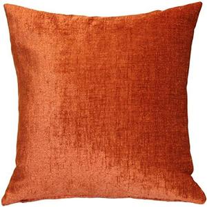 PILLOW DCOR Venetian Velvet Earthen Orange Throw Pillow 20x20
