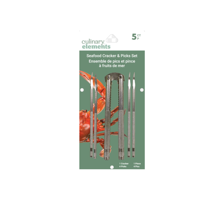 Seafood Cracker And Picks Set, 2 Pack
