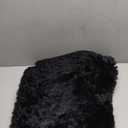 Bedsure Waterproof Dog Blankets for Large Dogs - Calming Cat Blanket for Couch Protector Washable, Long Faux Fur Pet Throw Blanket for Puppy, Reversible Furniture Protection, 40"x50", Black