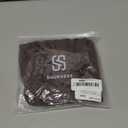 SUUKSESS Women 2 Piece Thong Bodysuit Sexy V Neck Backless Sleeveless Tank Tops (Large, 01 Pack (Black & Brown))