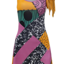 Patchwork Dress for girl Christmas Costume Adult Halloween Cosplay Costumes, Multicolored, XL