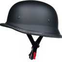 Motorcycle Helmet, Aircraft Style, Black (XL)