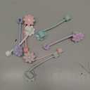 7Pcs 0.4in/ 10mm Diameter Silicone Straw Covers Cap Compatible with Stanley 20 30&40 Oz Cup, Straw Toppers for Stanley 40 Oz Tumbler with Handle, Dust-Proof Straw Caps for Water Bottle