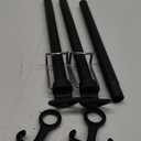 Elantrip Adjustable Car Clothes Hanger Bar, 34-70 Inch Heavy-Duty Telescopic Rod, Wrinkle-Free Clothing Rack for Cars, SUVs, Trucks, and Vehicles Black