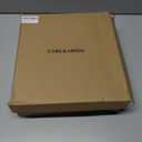 Women's High Heel Sandals Open Toe Ankle Tie Dressy Heeled Sandals for Prom, Party, Evening Events, 3.93 Inch Comfortable Thin Block Heels (Black, S)