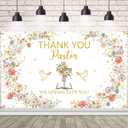 7x5ft Thank You Pastor Appreciation Week Banner Thank You Pastor Backdrop Anniversary Appreciation Month Retirement Party Ornament Decorations