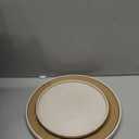 AmorArc Ceramic Dinnerware Sets, Handmade Reactive Glaze Stoneware Plates and Bowls Sets,Highly Chip and Crack Resistant | Dishwasher & Microwave Safe Dishes Set, Service for 4 (12pc) (Vanilla White)