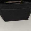 Organizer Insert For Long Champ Le Pliage Purse organizer Premium Felt 1012-25, Black-S