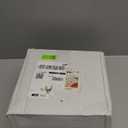 Liacere 150PCS Clear and Green Plastic Plates - Disposable Plates with Glitter Bamboo Handle Cutlery - 60 Baroque Elegant Plates,30Forks,30Spoons,30Knives for Christmas