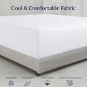 California Design Den Full Size Fitted Sheet Only - 100% Cotton, 600 Thread Count, Soft Deep Pocket Bottom Fitted Sheet, Sateen Weave, Premium-Feel Bedding, Featuring Foot Side Indicator - White