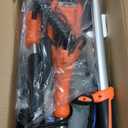 Drywall Sander, 1000W Popcorn Ceiling Removal Tool, Automatic Drywall Sander with Vacuum Dust Collection, LED Light, 6 Variable Speed 800-2200RPM,15Pcs Sanding Discs, Foldable & Extendable Handle (Orange Red)