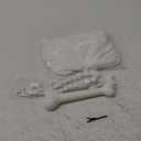 Halloween Family Costume for Women 2024 White Dress Outfit with Necklace Accessories (Medium)