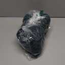 PRETTYGARDEN Women's Summer One Shoulder Long Formal Dresses Sleeveless Ruched Bodycon Wedding Guest Slit Maxi Dress (Large, Cyan)